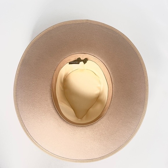 Olive & Pique Beige 100% Wool Cowboy Western Country Hat Adult L MSRP $104 NEW main image 12